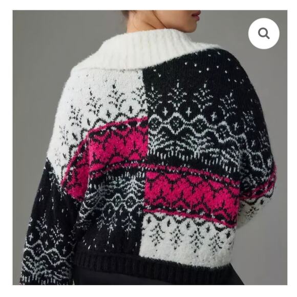 Anthropologie Pilcro Collar Sweater Size S - Picture 2 of 6